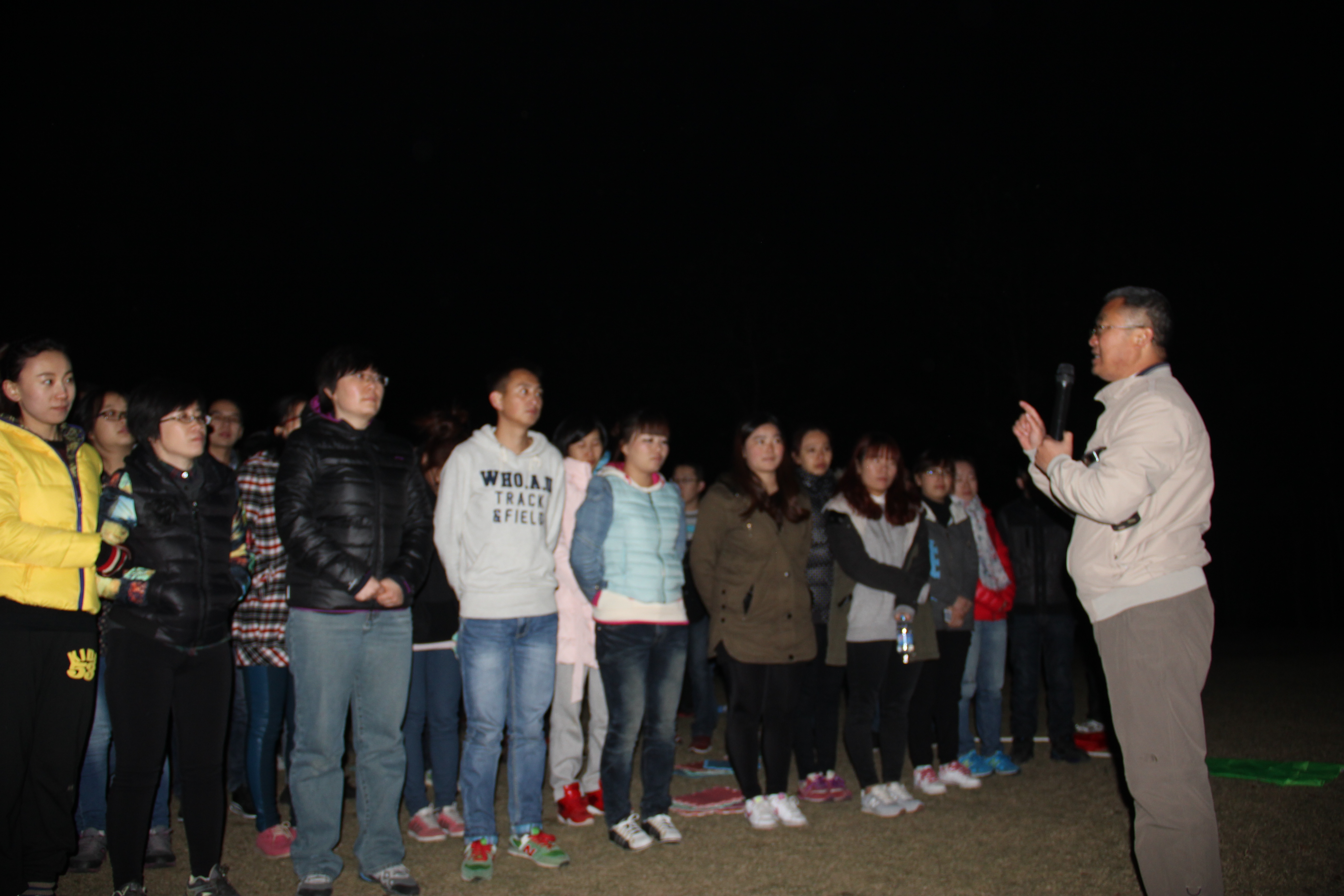 董萬田總經理做拓展總結